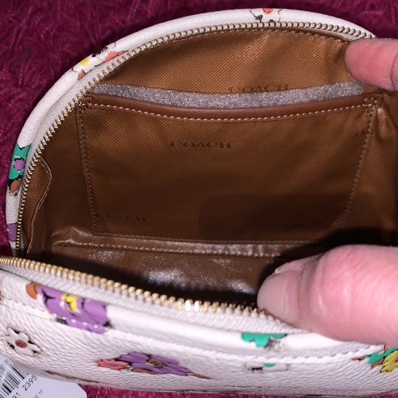 Coach Julienne Cosmetic Case 17 With Floral Print NWT New - Picture 8 of 10